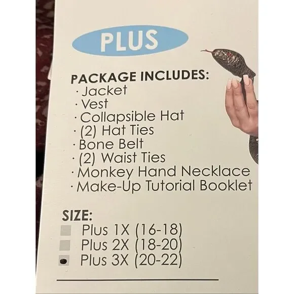 California Costumes Plus Voodoo Magic Women's Costume - 3XL - Picture 6 of 6